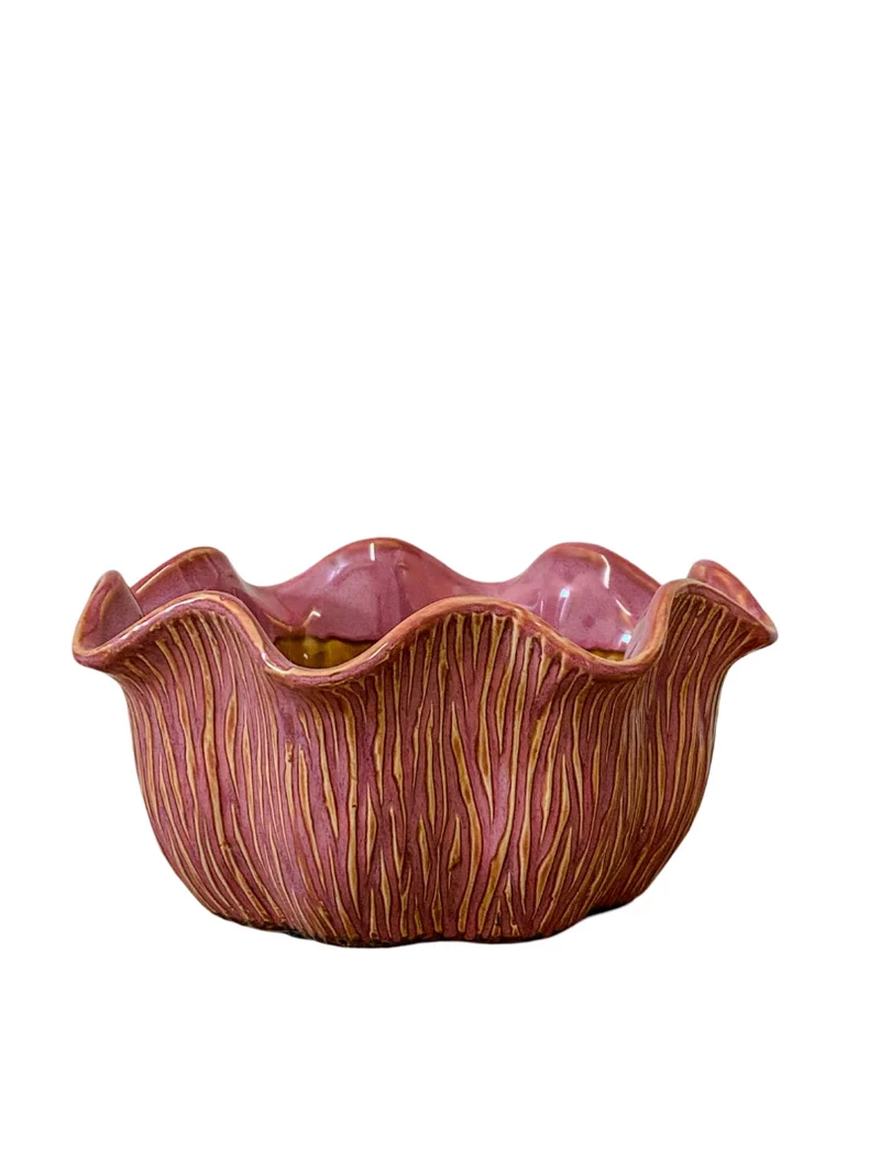 Schaal ''Loire'' Keramiek D22,5 H10cm Cherry