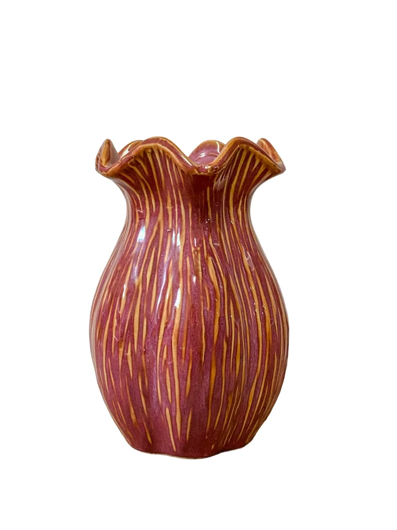 Vaas ''Loire'' Keramiek D13,5 H20cm Cherry