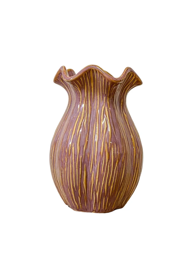 Vaas ''Loire'' Keramiek D13,5 H20cm Lilac