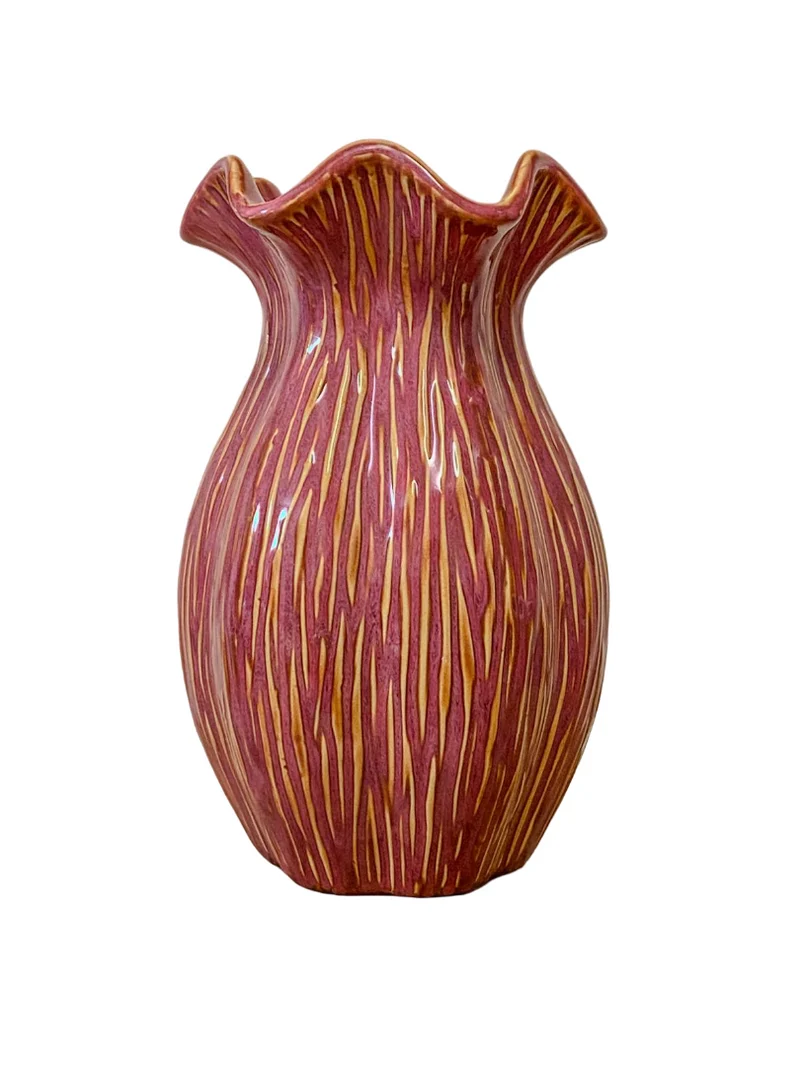Vaas ''Loire'' Keramiek D15,5 H25cm Cherry
