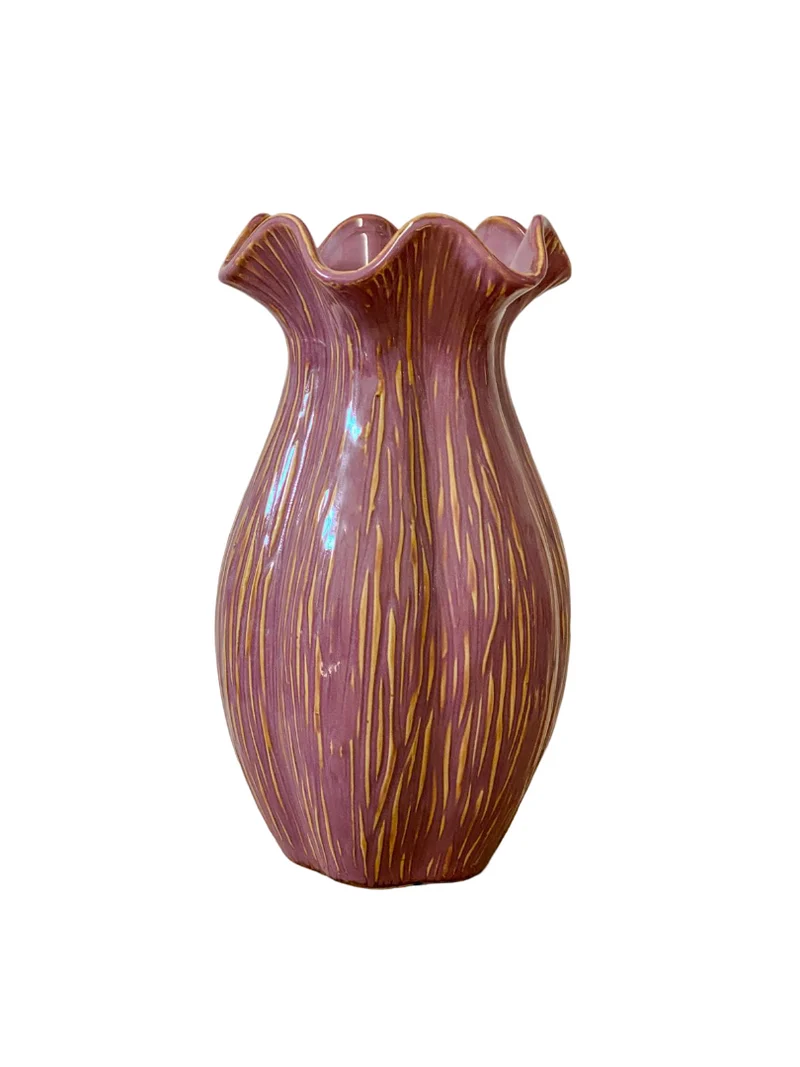 Vaas ''Loire'' Keramiek D18 H32cm Lilac