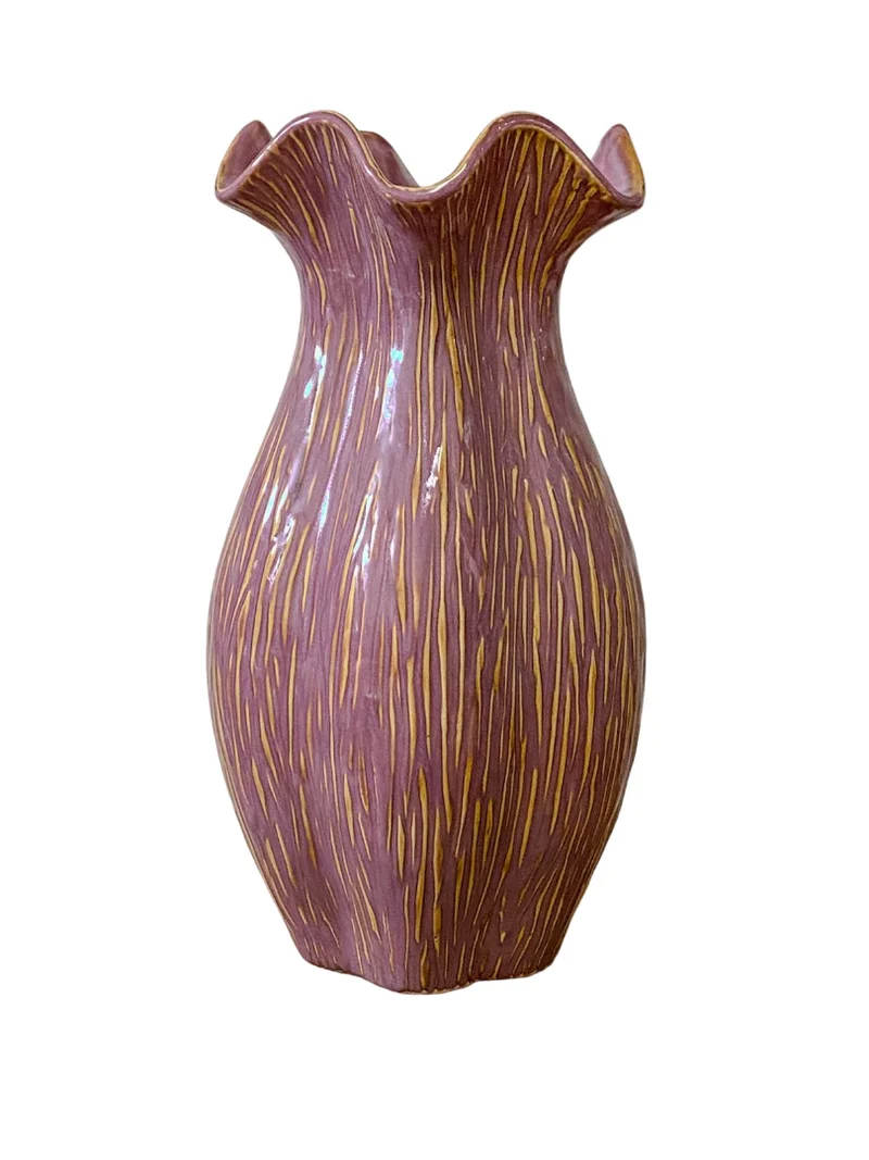 Vaas ''Loire'' Keramiek D21 H38cm Lilac