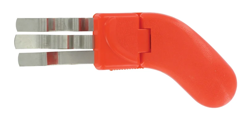Rozenontdoorner Dornlos, RVS, rood