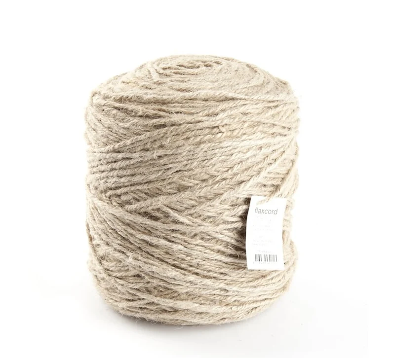 Touw Flaxcord 3,5mmx470mtr creme 1kg/rol