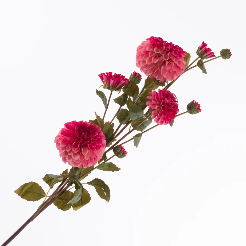 Dahlia Spray x4 flw 5 Bud Pink 113cm