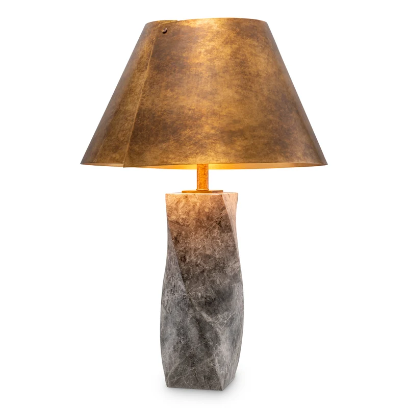 Tafellamp Camelia - Grey marble