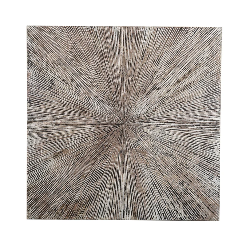 Wanddecoratie Zapp - Wit - Vierkant - S