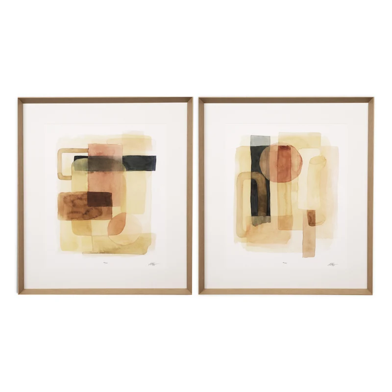 Print 'Sand Shaped by Grace Popp' (set of 2)