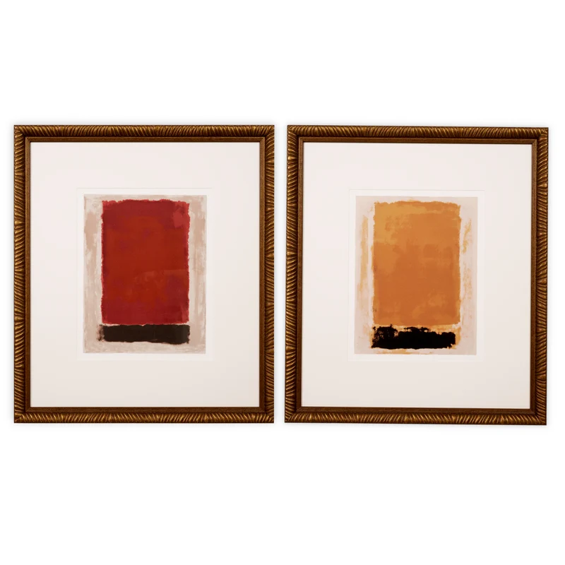 Print 'Abstract Art by Clément' (set van 2)