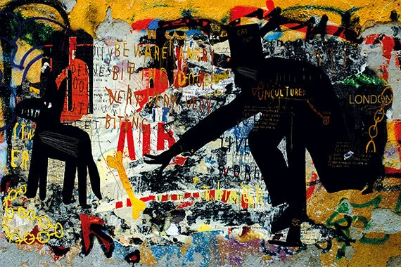 Foto Art - 'Beware of the Dog'