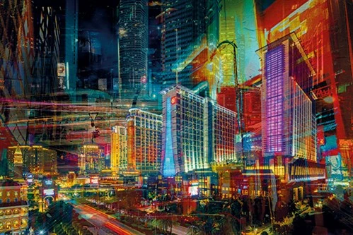 Foto Art - 'City lights'