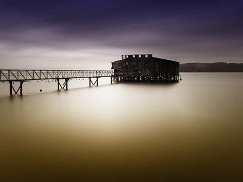 Foto Art - 'Fisherman- 's house Astoria Oregon'