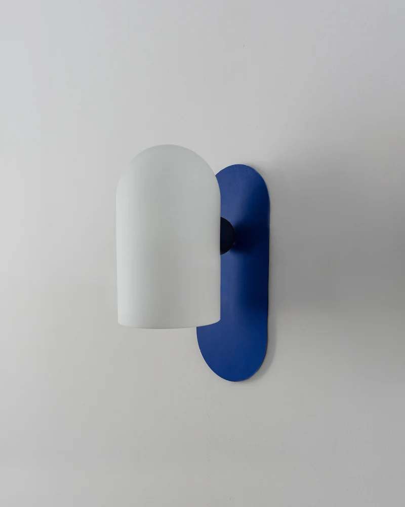 Wandlamp Odyssee Blue Painted - S