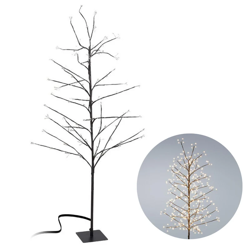 Cheqo® Lichtboom met Lichttakken - Led Boom - Lichttak - Verlichte Kerstboom Decoratie - Kerstbloesem voor Binnen en Buiten - 150cm - 360LED - Met Timer