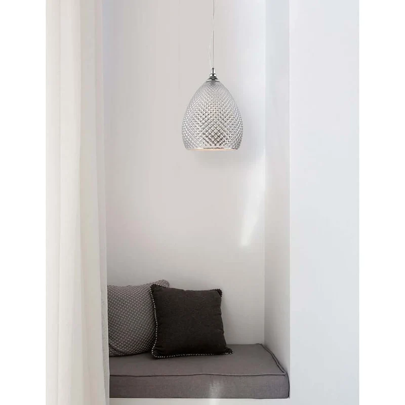 Boho Pendellampe Glas