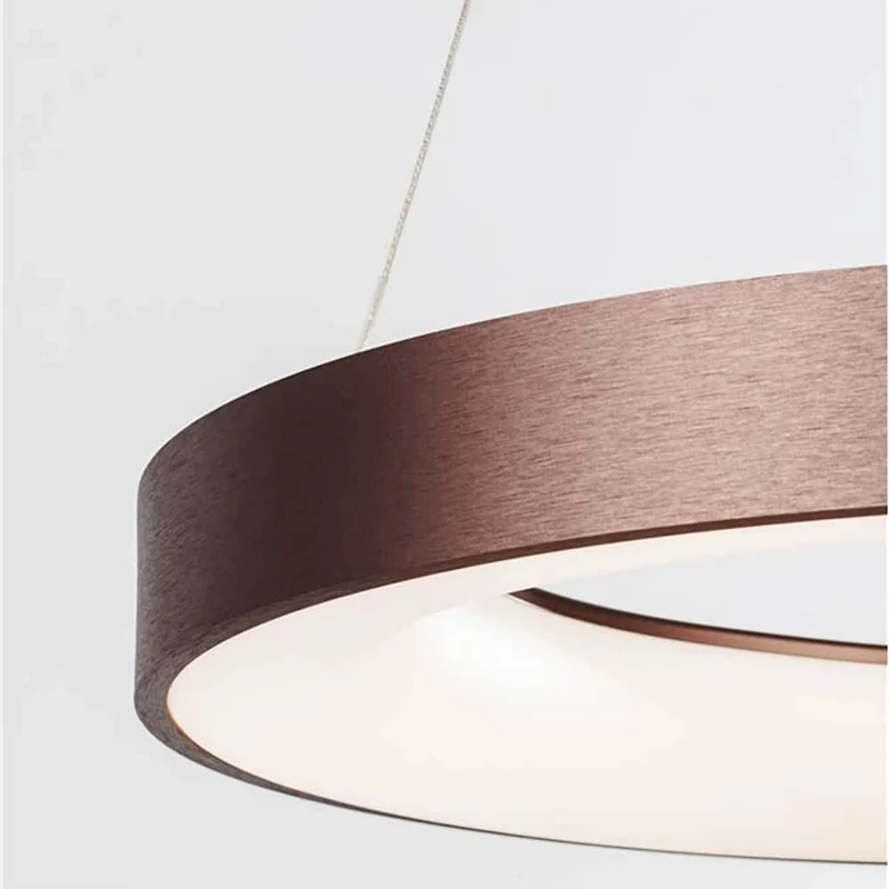 LED-Hängelampe Rando Thin Ø 38cm Coffee
