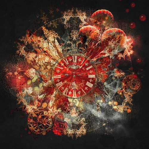 Foto Art - 'Time eruption'