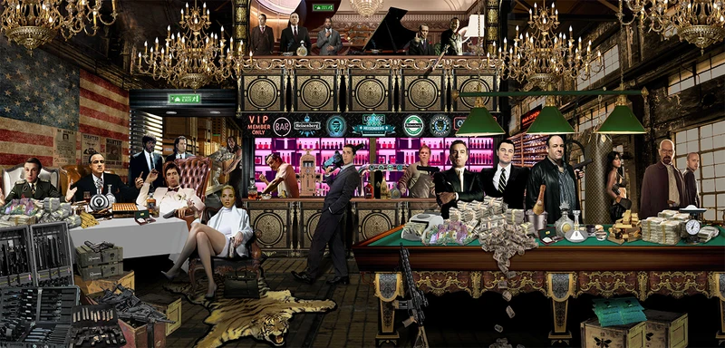 Foto Art - 'Gangster reunion'