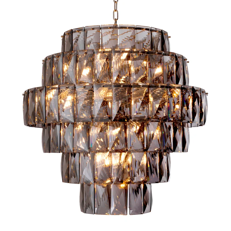 Kroonluchter Amazone - L - Smoke glass