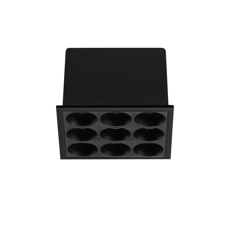 Ideal Lux LIKA Inbouwspot zwart, 1x LED, 1050lm, 3000K