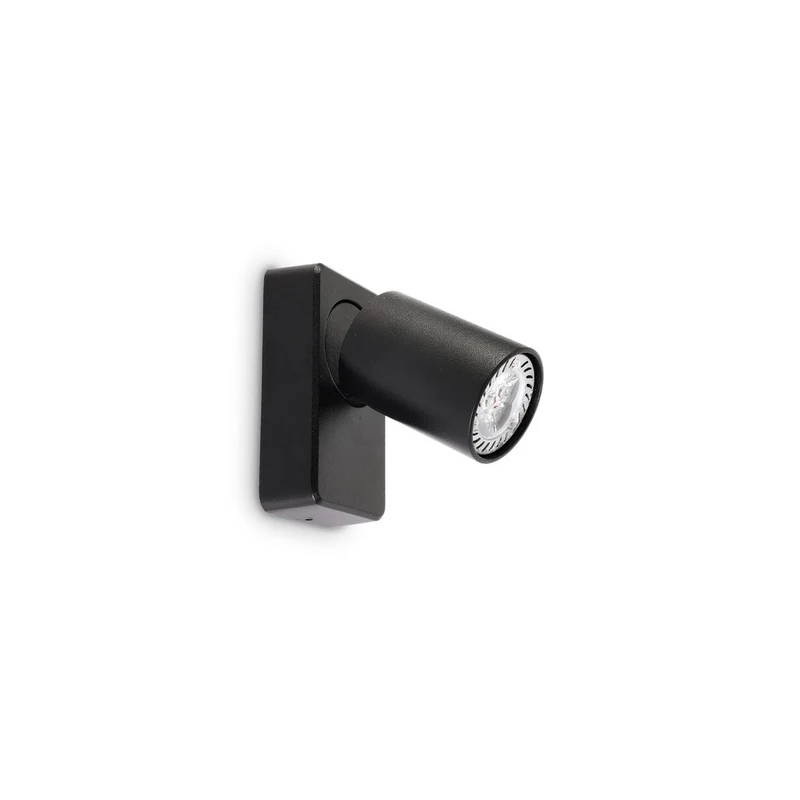 Ideal Lux RUDY - Indoor Spotlight Wandlamp 1 Licht Zwart, GU10