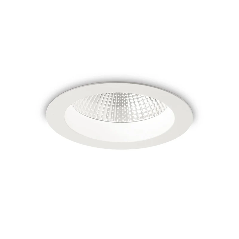 Ideal Lux Basic - LED 1 Licht Inbouwspot Wit IP44