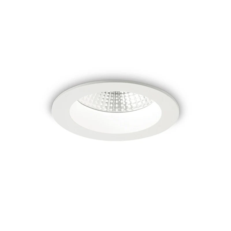 Ideal Lux Basic - LED 1 Licht Inbouwspot Wit IP44