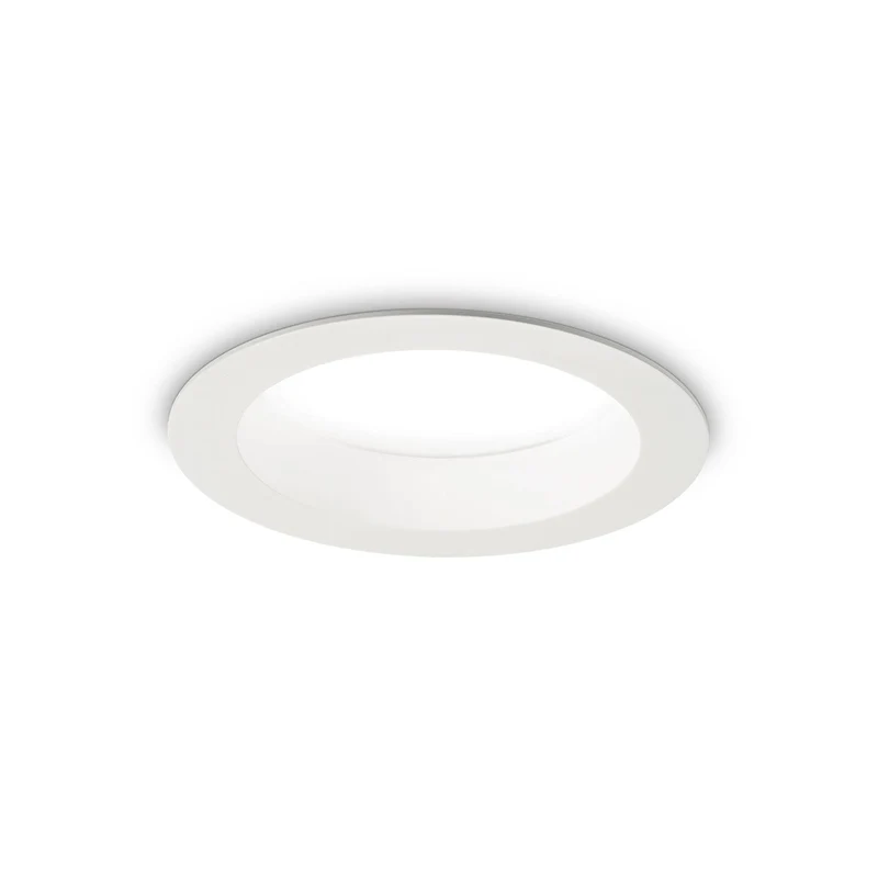Ideal Lux Basic - LED Light Inbouwspot Wit IP44