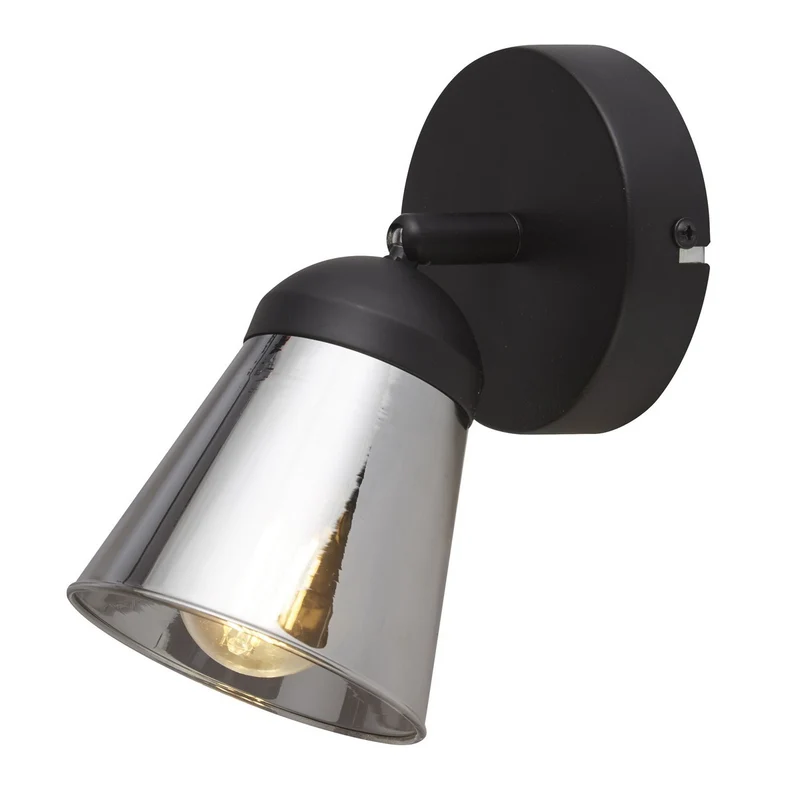Mega Schijnwerper, Zwart Met Rookglas