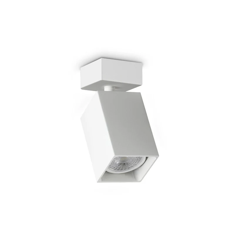 Ideal Lux DYNAMITE Vierkante enkele spot, wit, 1x GU10