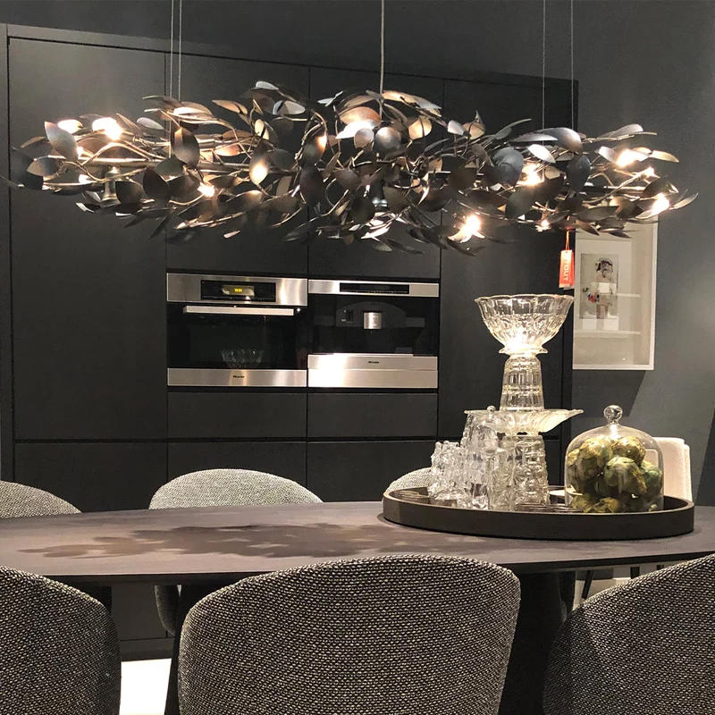 Hanglamp Leaves - ovaal - 180 cm
