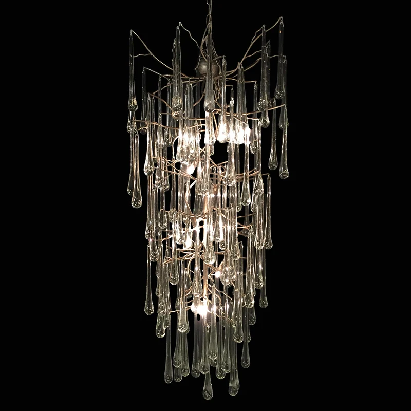 Kroonluchter Lago - verticaal - 90Ø x 227 cm