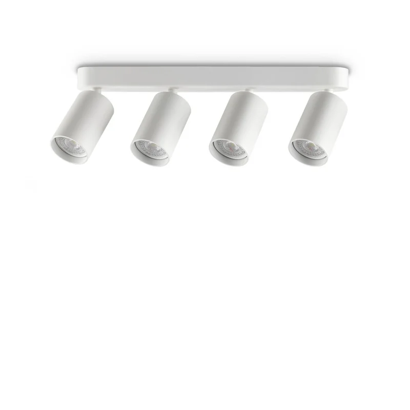 Ideal Lux DYNAMITE Plafondspotstrip wit 4x GU10