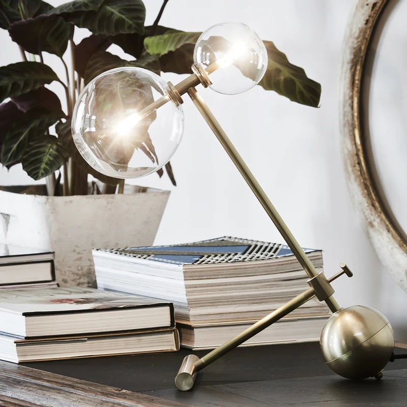 Tafellamp Zosia Brass