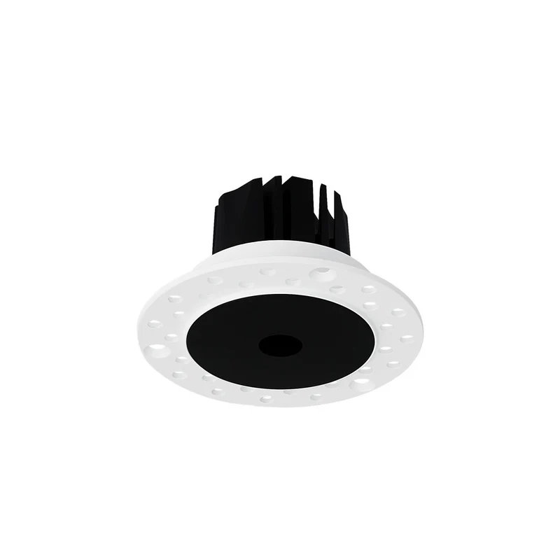 Ideal Lux INFINITY Randloze inbouwspot zwart 1x LED 7W 520lm 3000K