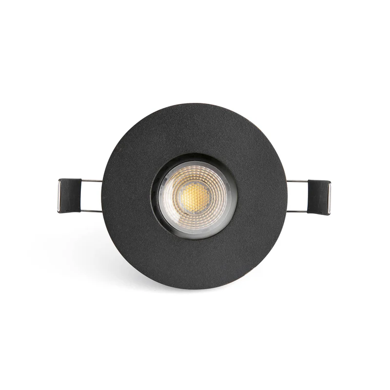 Faro Niva Niva inbouwspot voor buiten, zwart, GU10, IP65