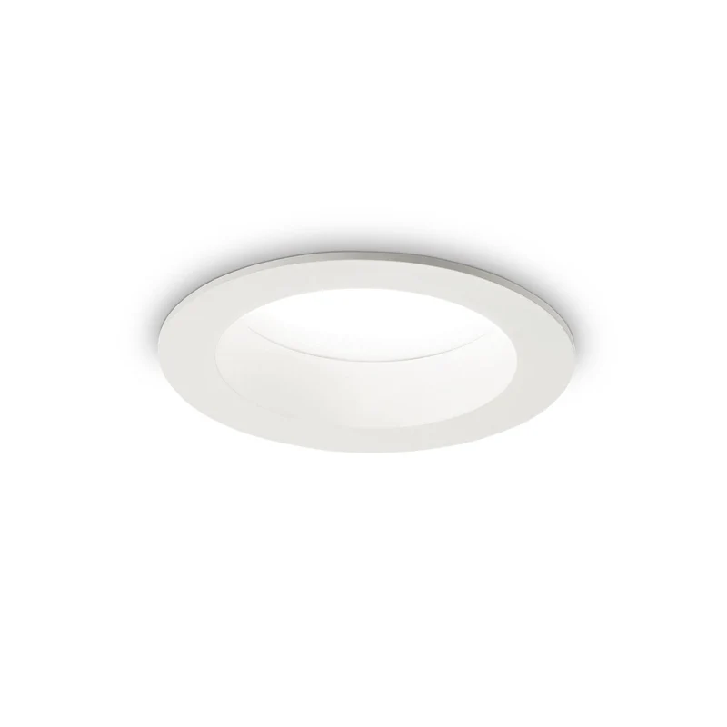 Ideal Lux Basic - LED Light Inbouwspot Wit IP44