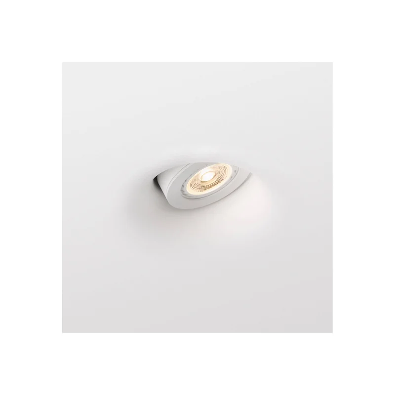 Faro Neu - 1-lichts ronde inbouwspot gips, wit