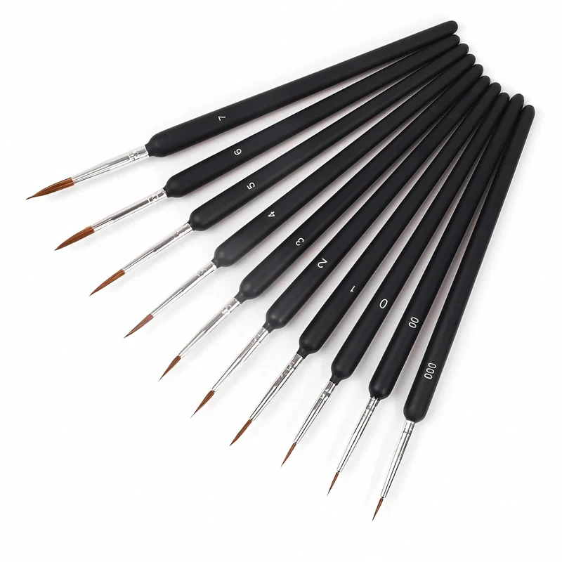 11 Professional Painting Brushes