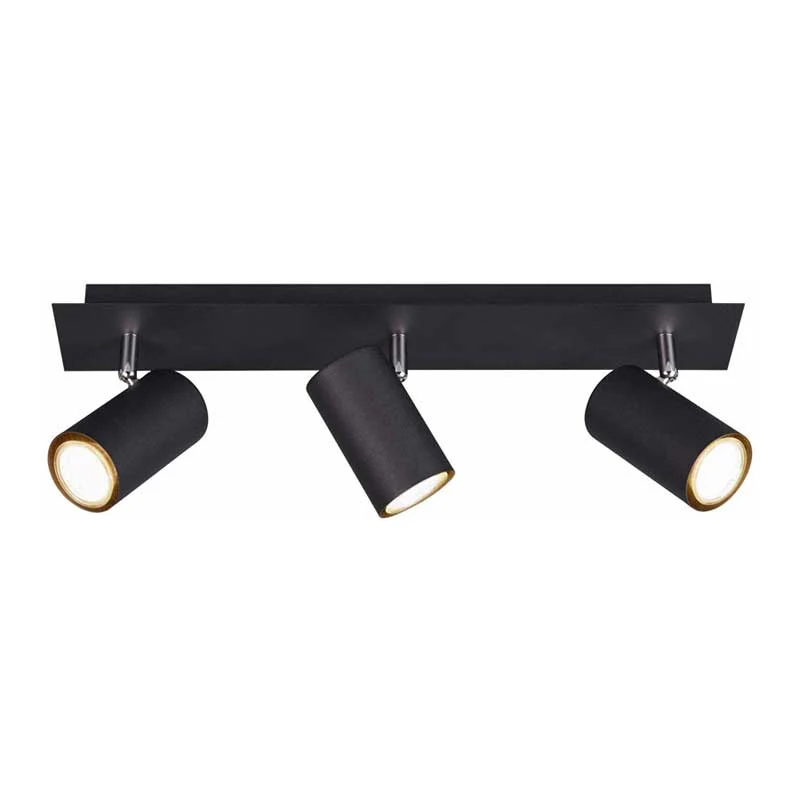 Trio Marley Spotlamp - 3-lichts GU10 - Zwart