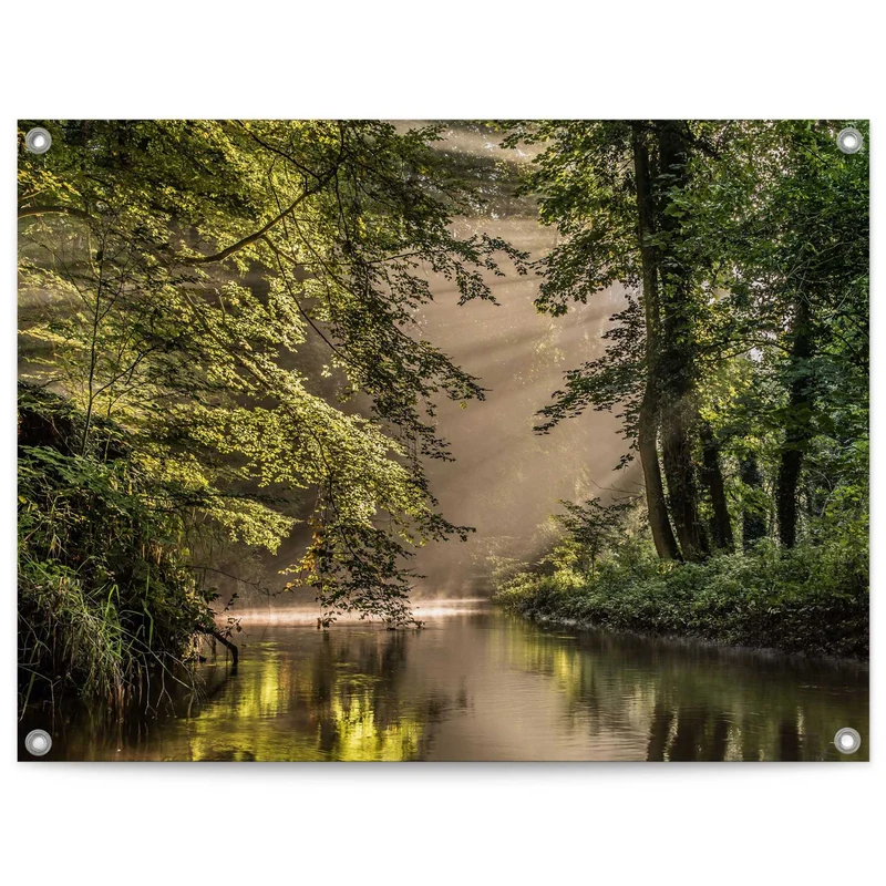 Reinders tuinposter Beek in het bos - 60x80cm