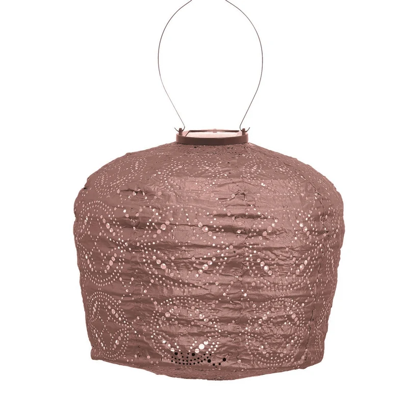 Lumiz solar lampion – mandela arch – 30 cm – mocha mousse