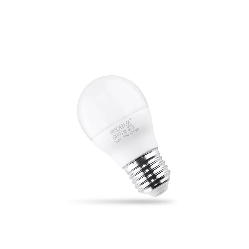 Sollux Lighting LED lamp E27 4000K 7,5W 690lm - 4,5x4,5x8,9cm