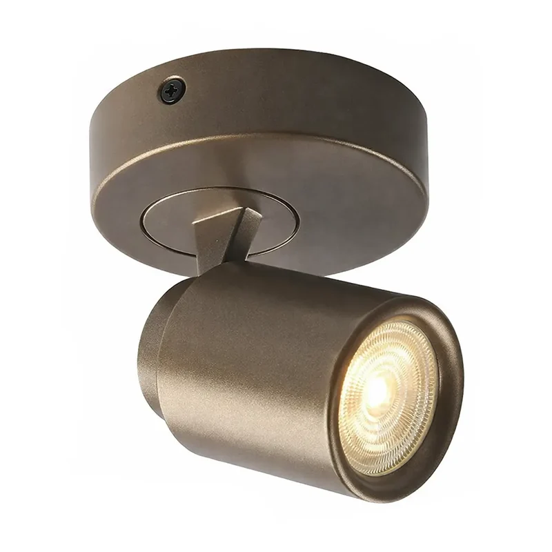 Freelight spot Razza - 1 lichts - 11 x 14 cm - brons goud