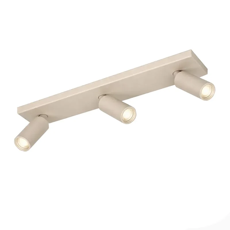 Freelight spot Scolo - 3 lichts - 46 x 12 cm - beige