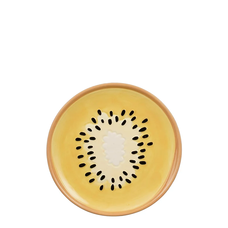 Exotica ontbijtbord Kiwi l.groen - h2xd20,5cm