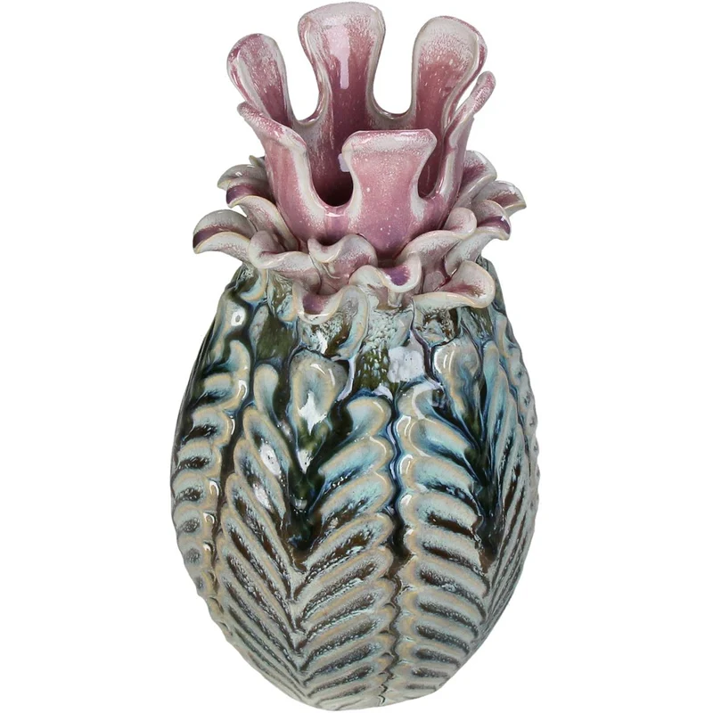 Vase Stoneware Multi 15.5x15.5x28.5cm