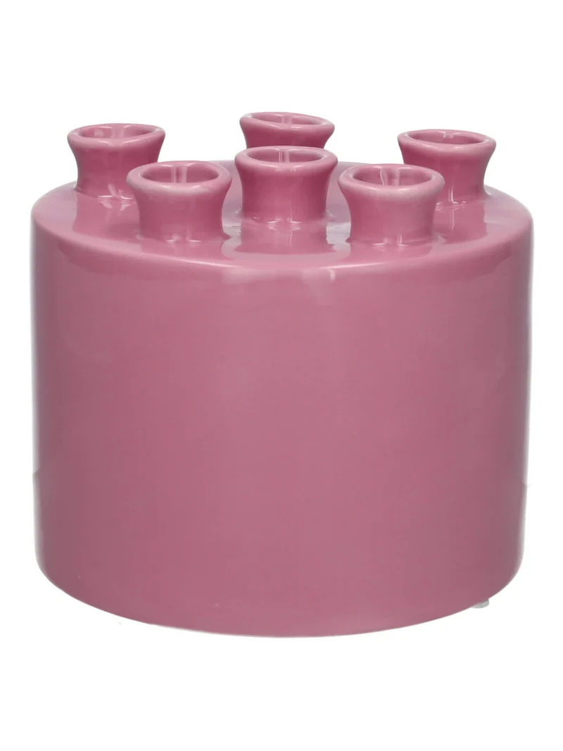 Vase Tulia d17xh14.3cm lavender