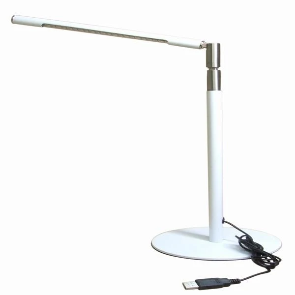 Desk lamp touch usb zilver/grijs