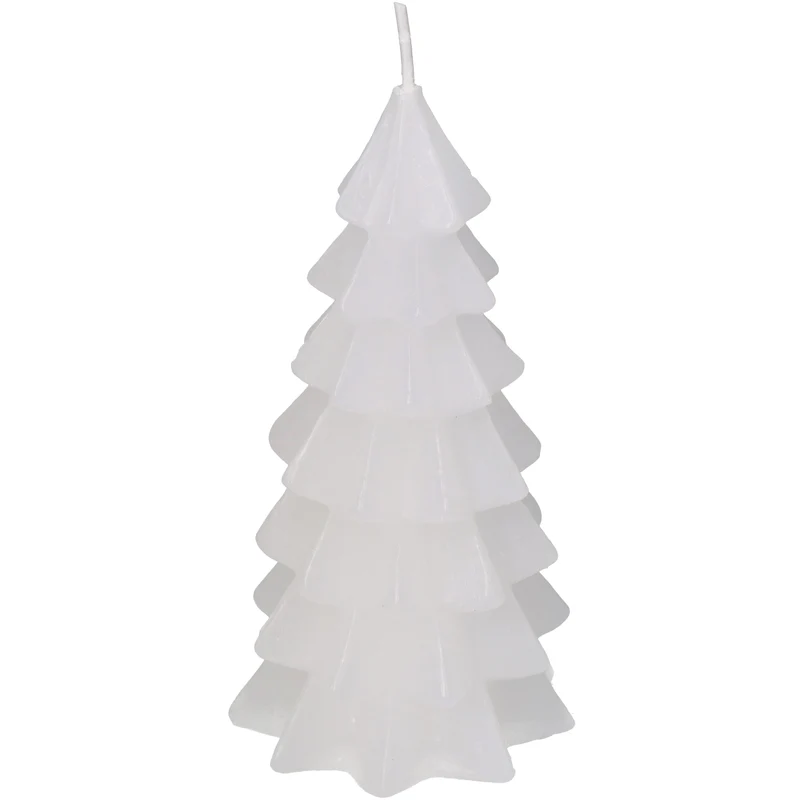 Candle Tree Wax White 6.5x6.5x12.5cm